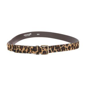 BERGE Made In Italy Leather Animal Printed Belt